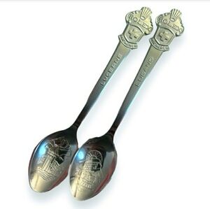 ROLEX Collectible Demi-Tasse Spoons Stainless Steel Set of 2